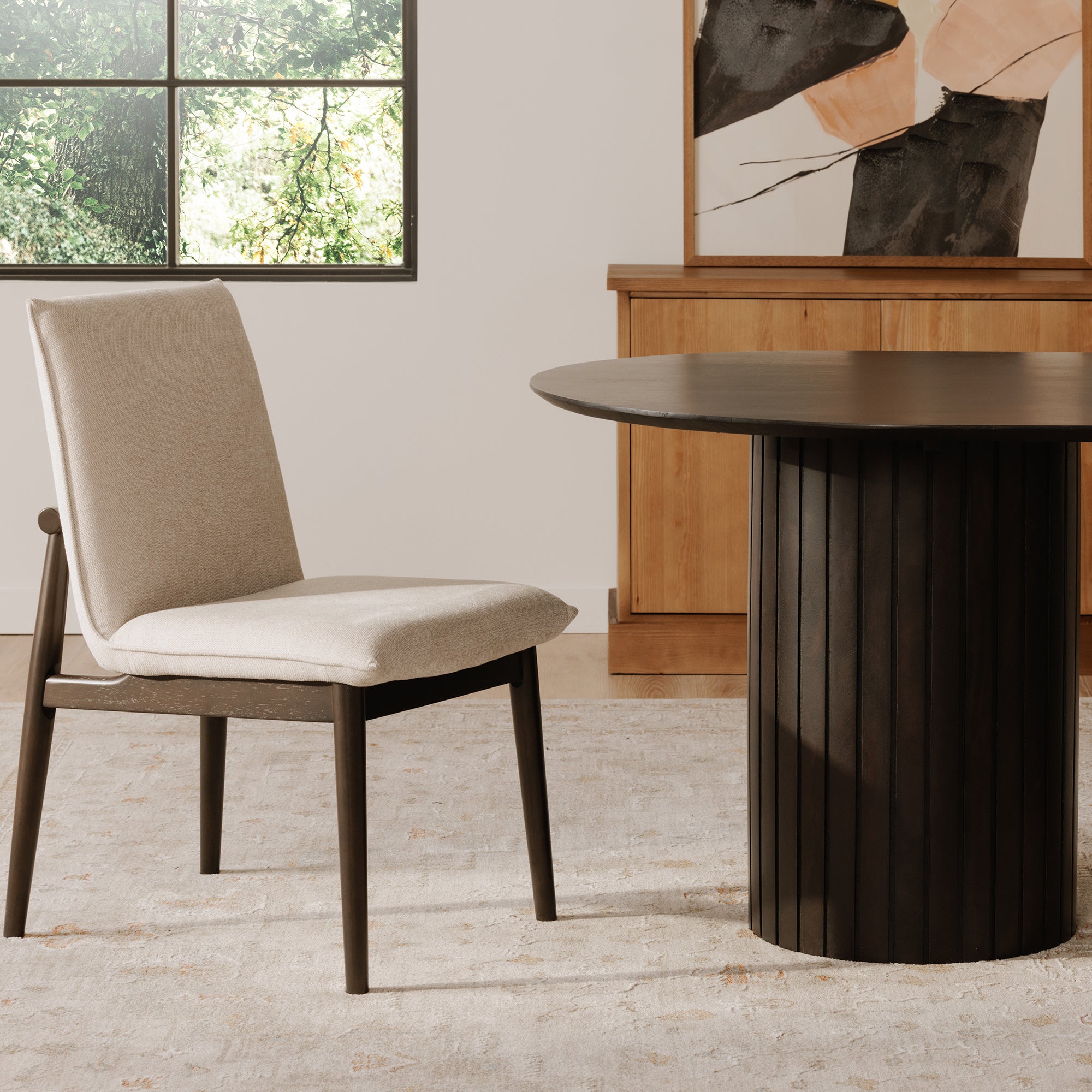 Charlie Dining Chair Beige– Set Of Two