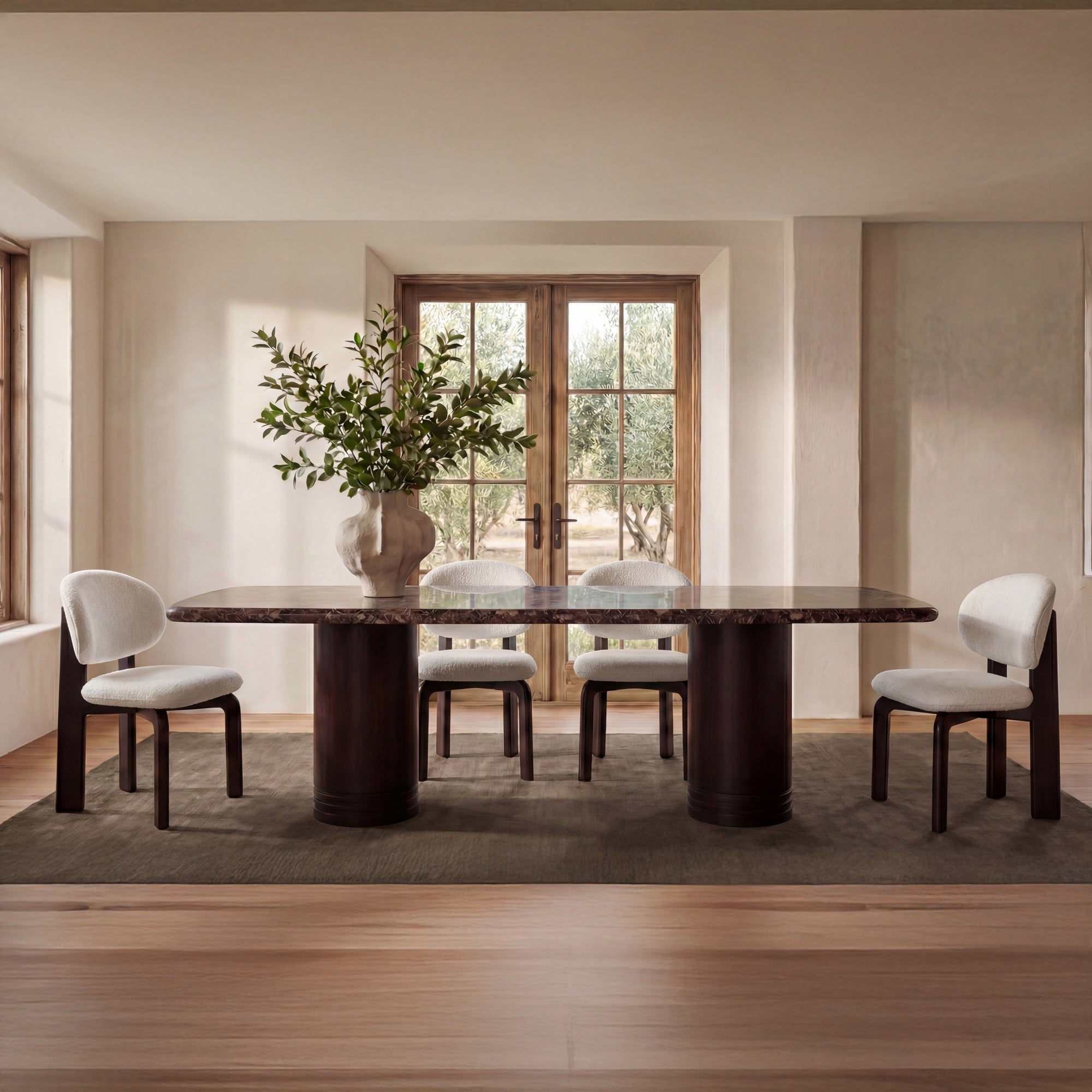 Sami Dining Chair White Set Of Two