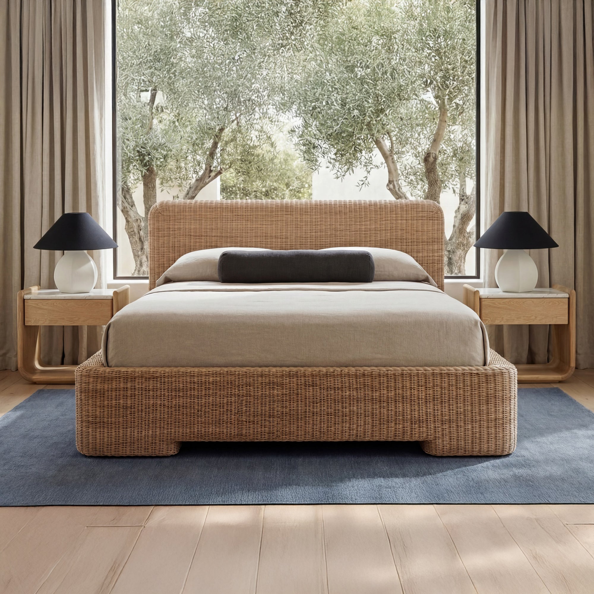 Claudia Bed Queen Natural