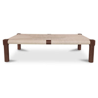 Kaia Outdoor Coffee Table Dark Brown