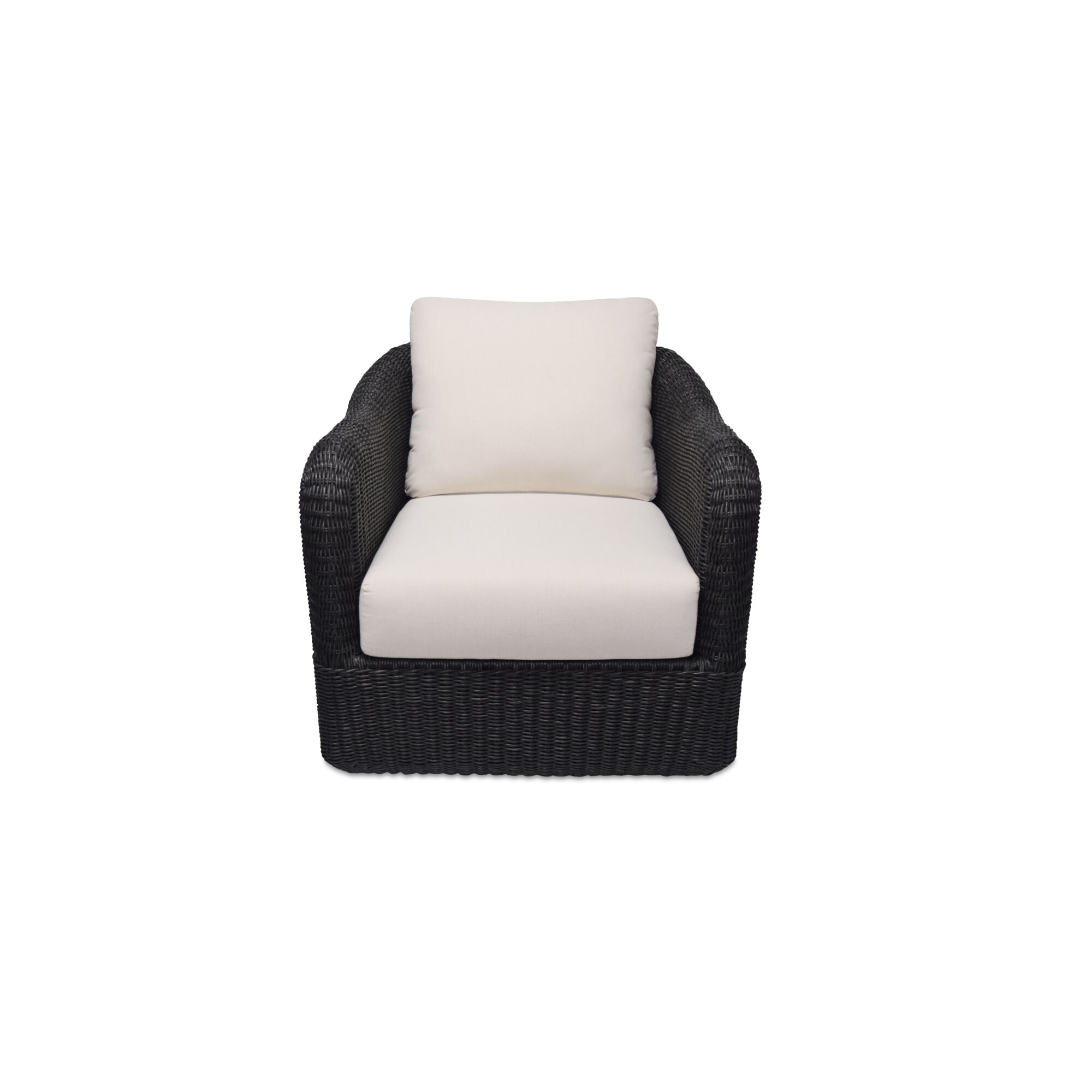 Bodhi Outdoor Swivel Accent Chair  Charcoal