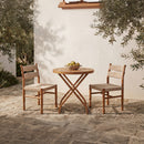 Raf Outdoor Dining Chair Natural - Set Of Two