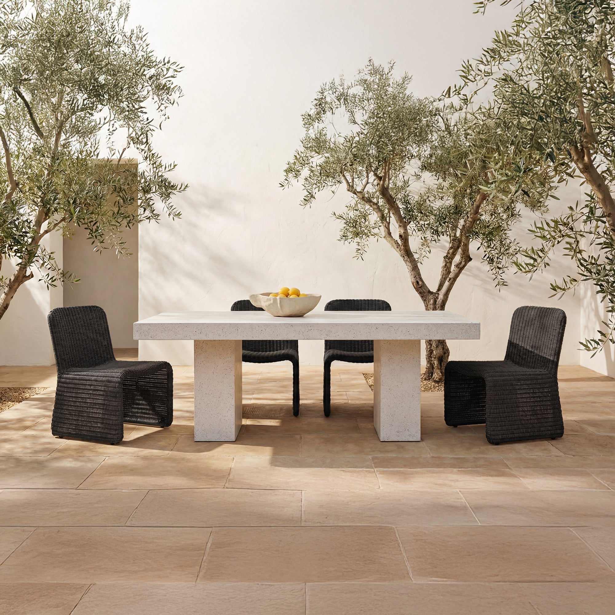Ella Outdoor Dining Chair Charcoal-Set of Two