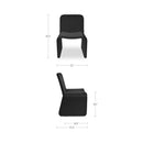 Ella Outdoor Dining Chair Charcoal-Set of Two