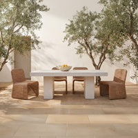 Ella Outdoor Dining Chair Natural-Set of Two