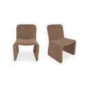 Ella Outdoor Dining Chair Natural-Set of Two
