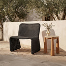 Ella Outdoor Accent Chair Charcoal