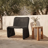 Ella Outdoor Accent Chair Charcoal