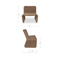 Ella Outdoor Accent Chair Natural