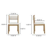 Villetta Dining Chair Stripe - Set Of Two