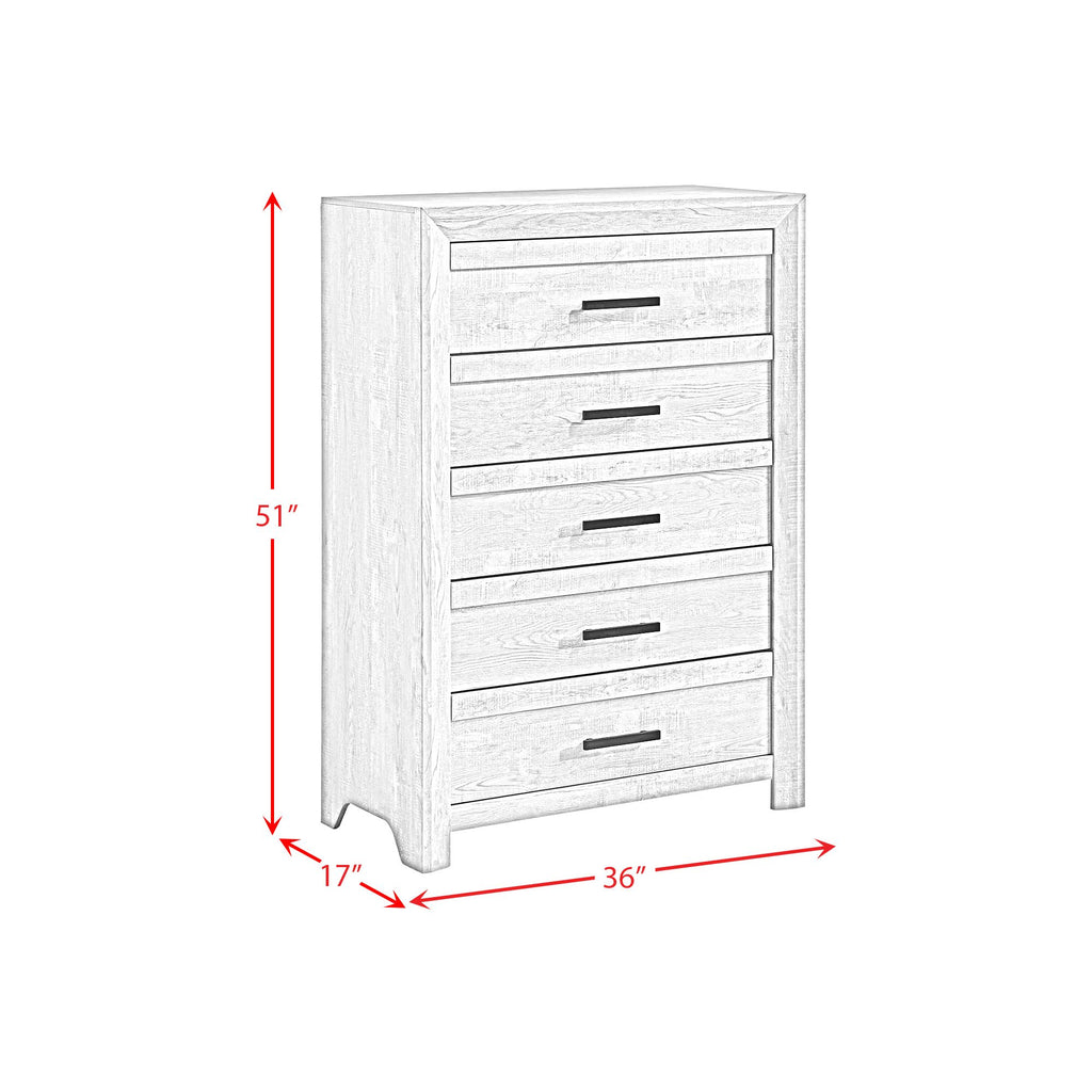 Eleanor-5-Drawer-Chest-in-White