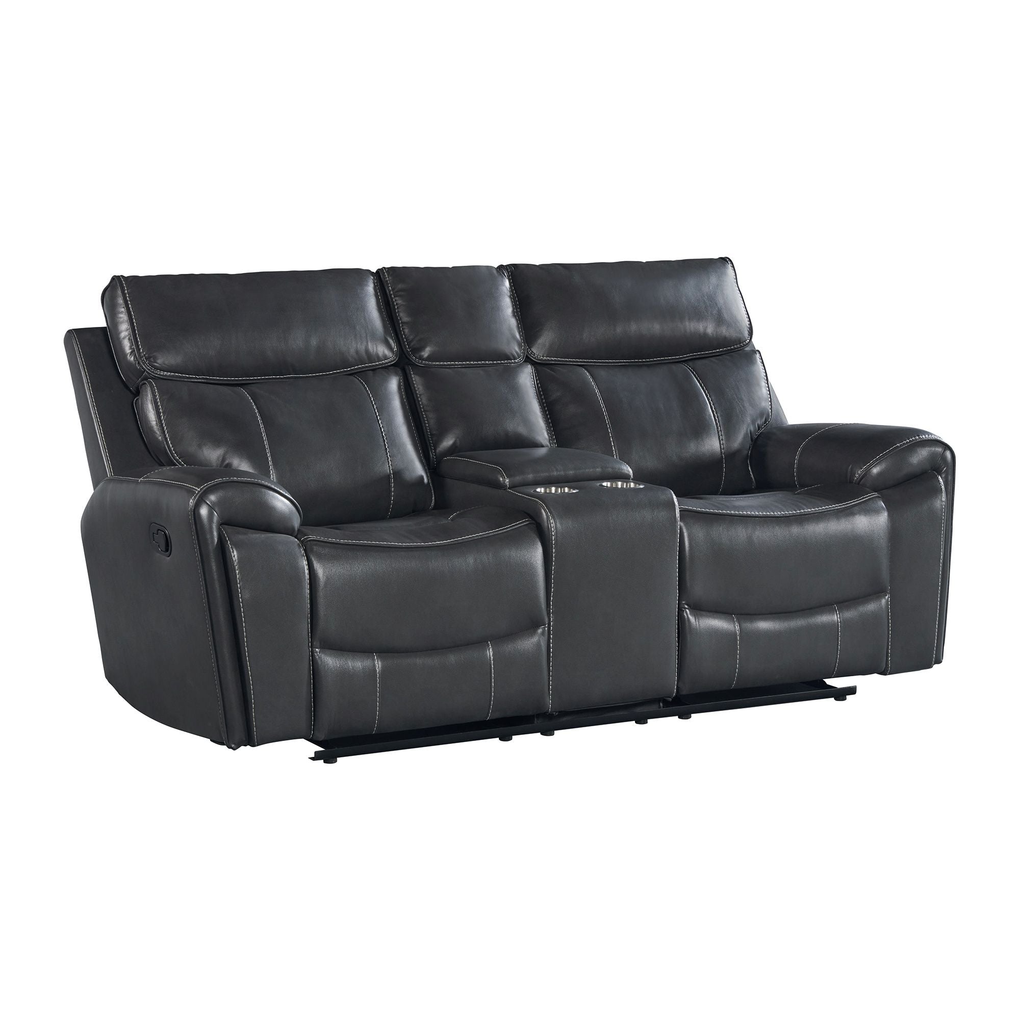Ellington-Motion-Loveseat-with-Console-in-JR032-Grey