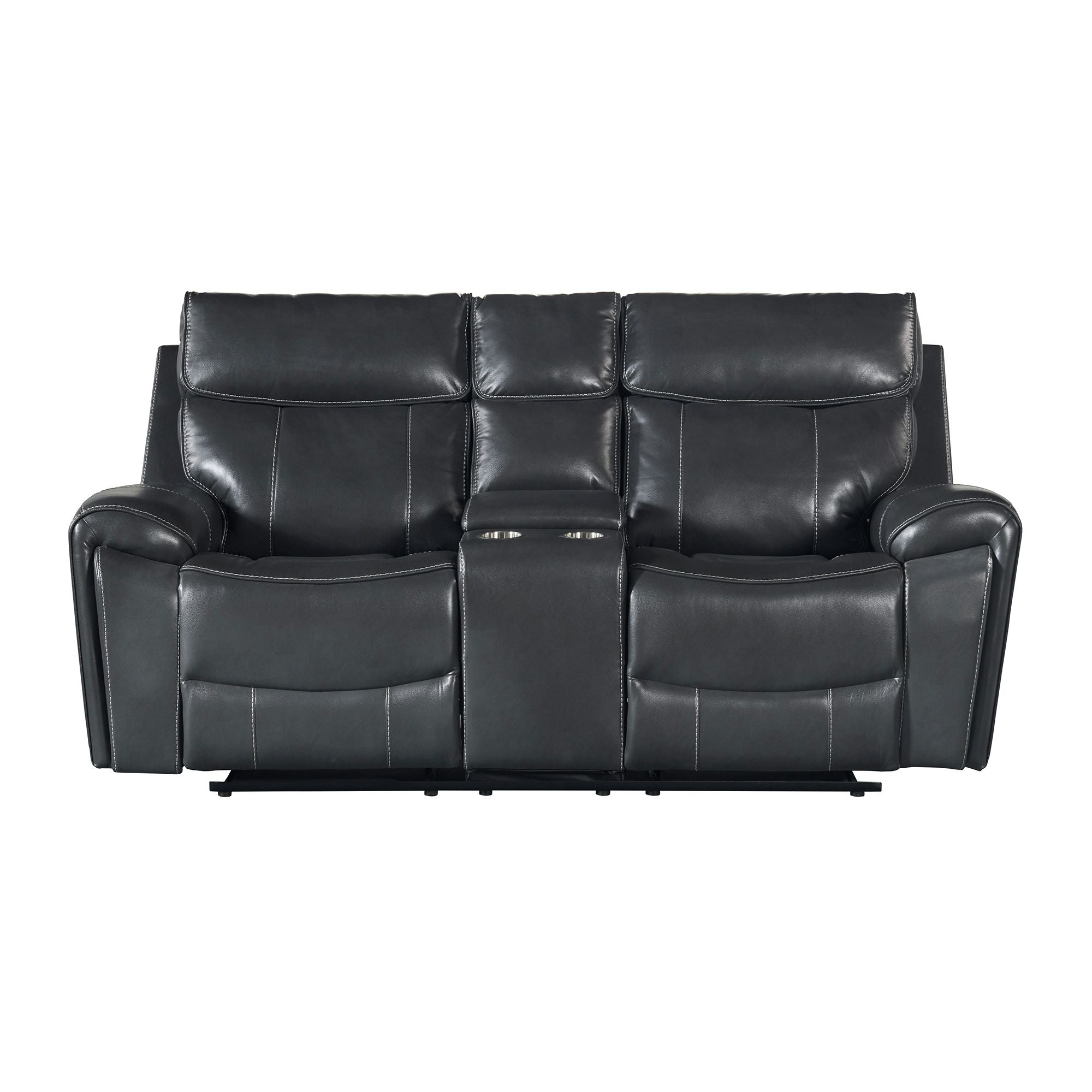 Ellington-Motion-Loveseat-with-Console-in-JR032-Grey