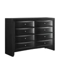 Emily 8 Drawer Dresser in Black