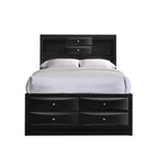 Emily Queen Storage Bed in Black