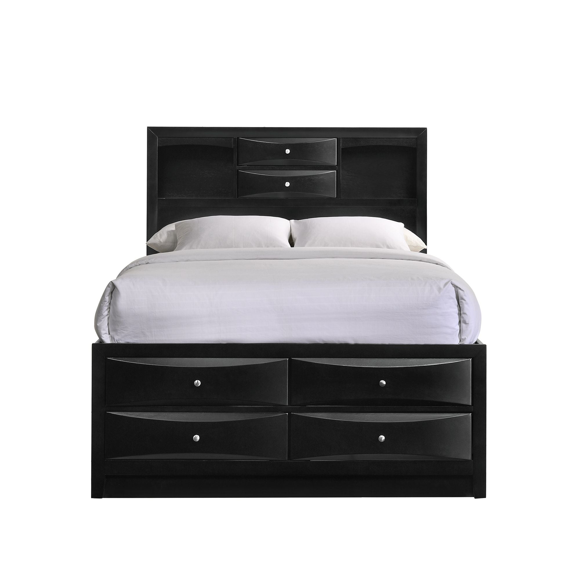 Emily Queen Storage Bed in Black