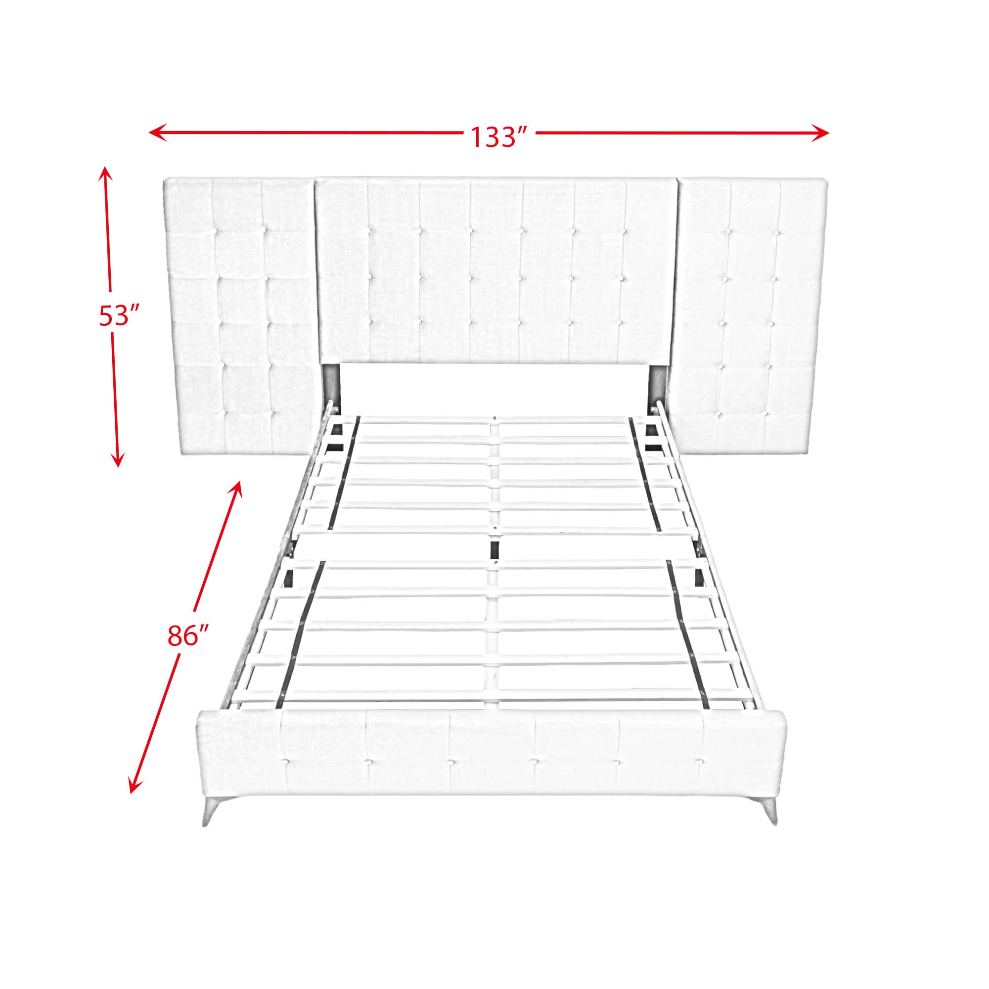 Emma-King-Bed-in-WL001-Silver-Grey-w/-2-End-Tables