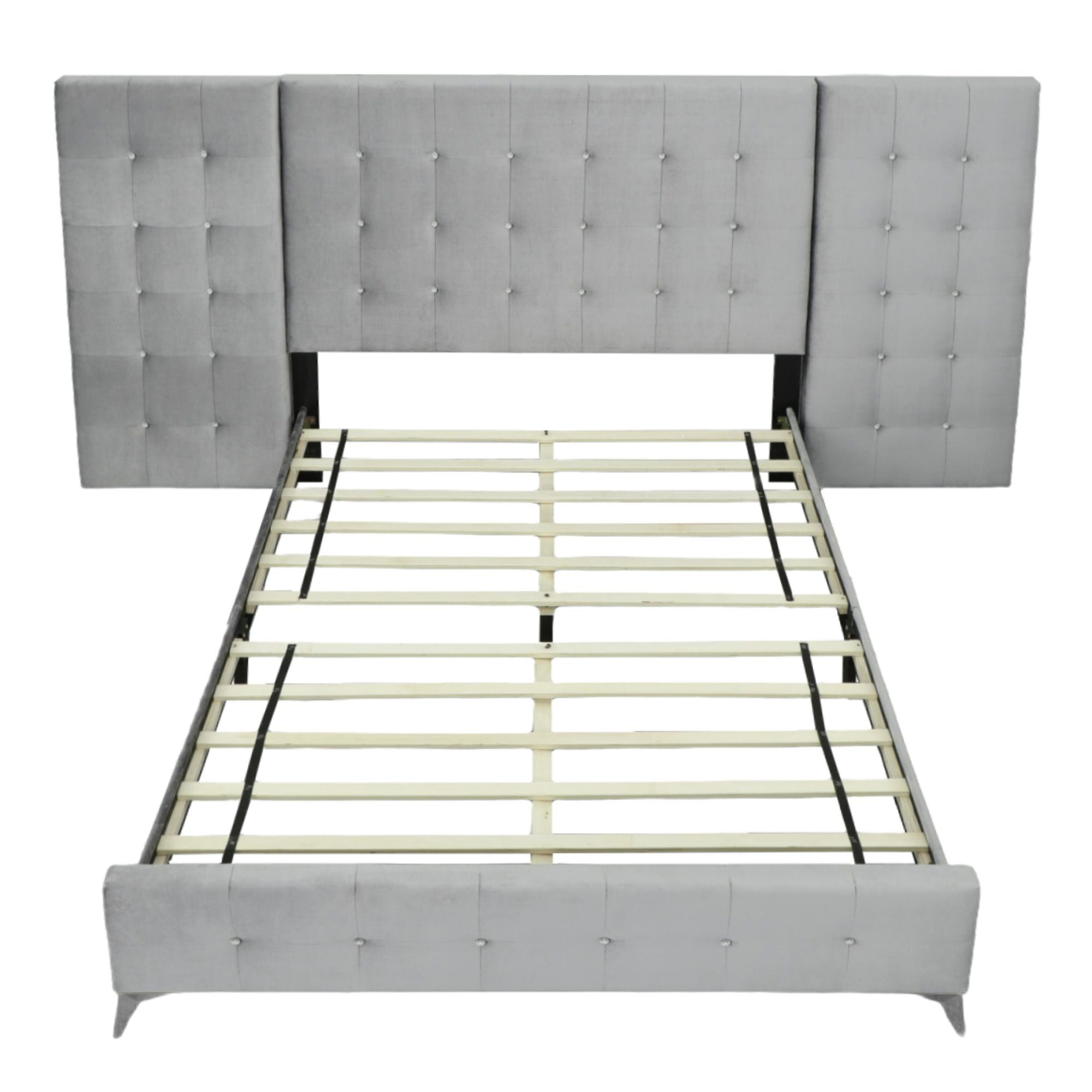 Emma-King-Bed-in-WL001-Silver-Grey-w/-2-End-Tables