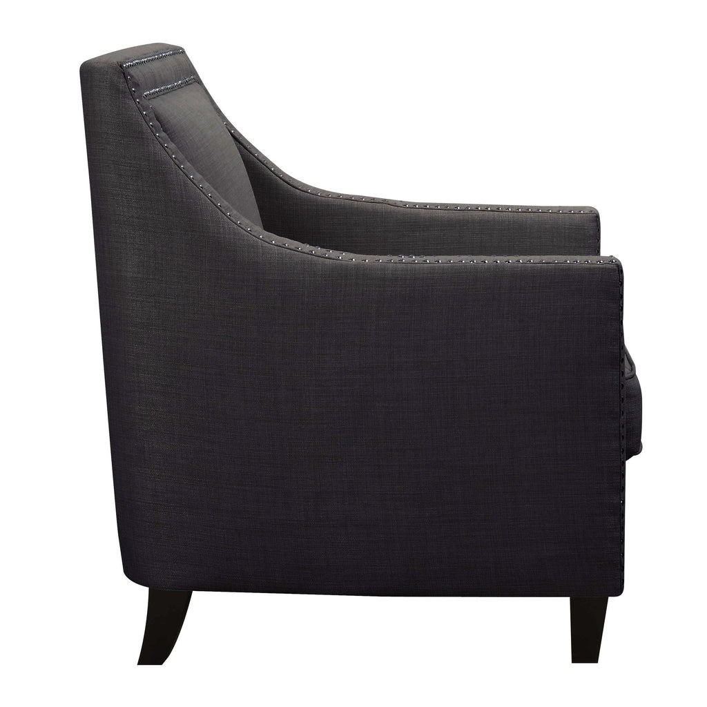 Erica-497-Chair-W/Chrome-Nails-Heirloom-Charcoal