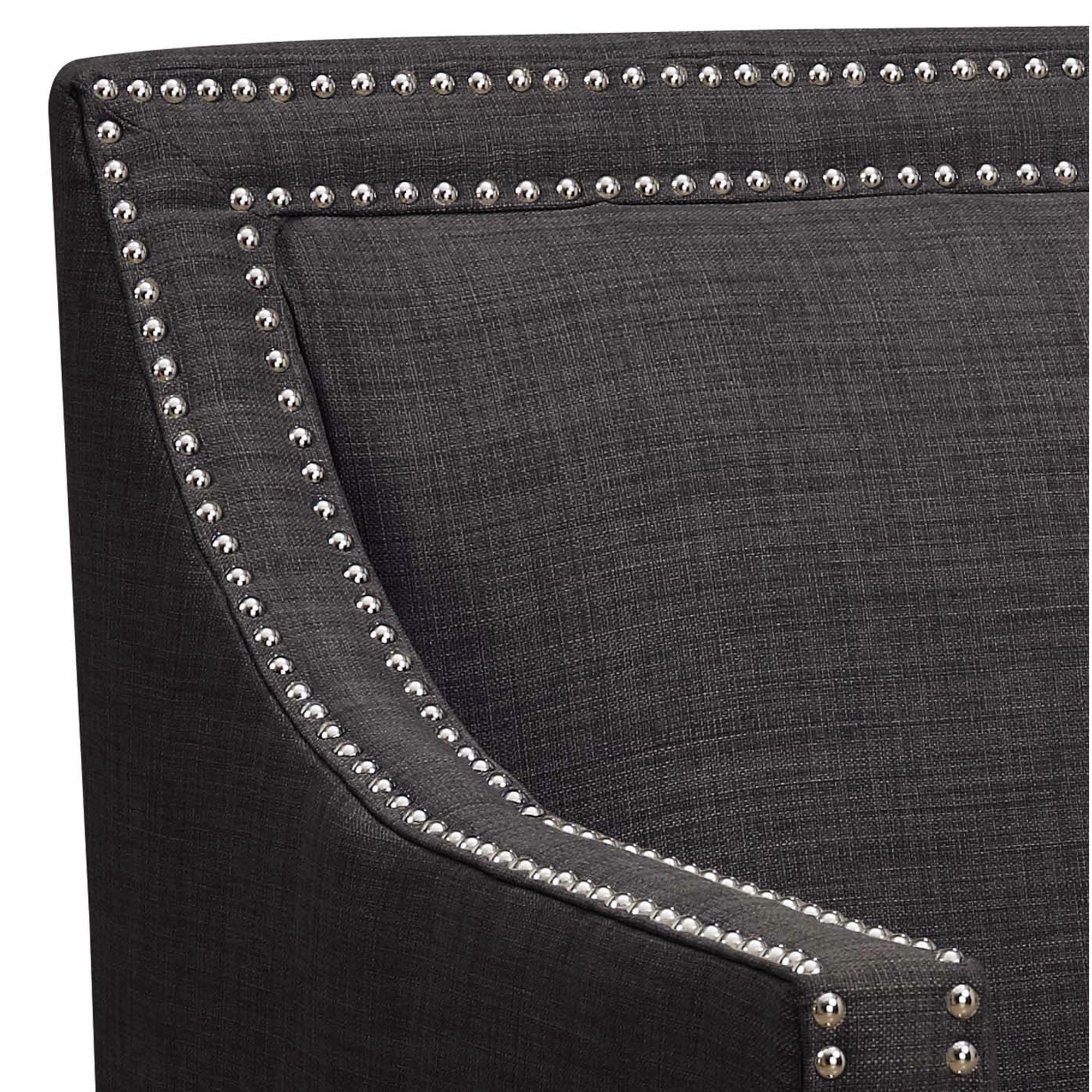 Erica-497-Chair-W/Chrome-Nails-Heirloom-Charcoal