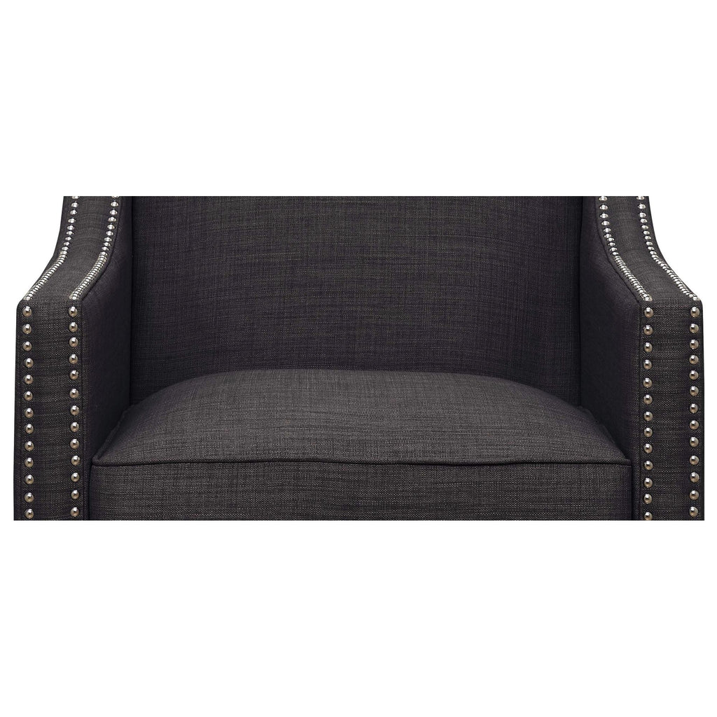 Erica-497-Chair-W/Chrome-Nails-Heirloom-Charcoal
