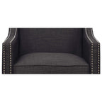 Erica-497-Chair-W/Chrome-Nails-Heirloom-Charcoal