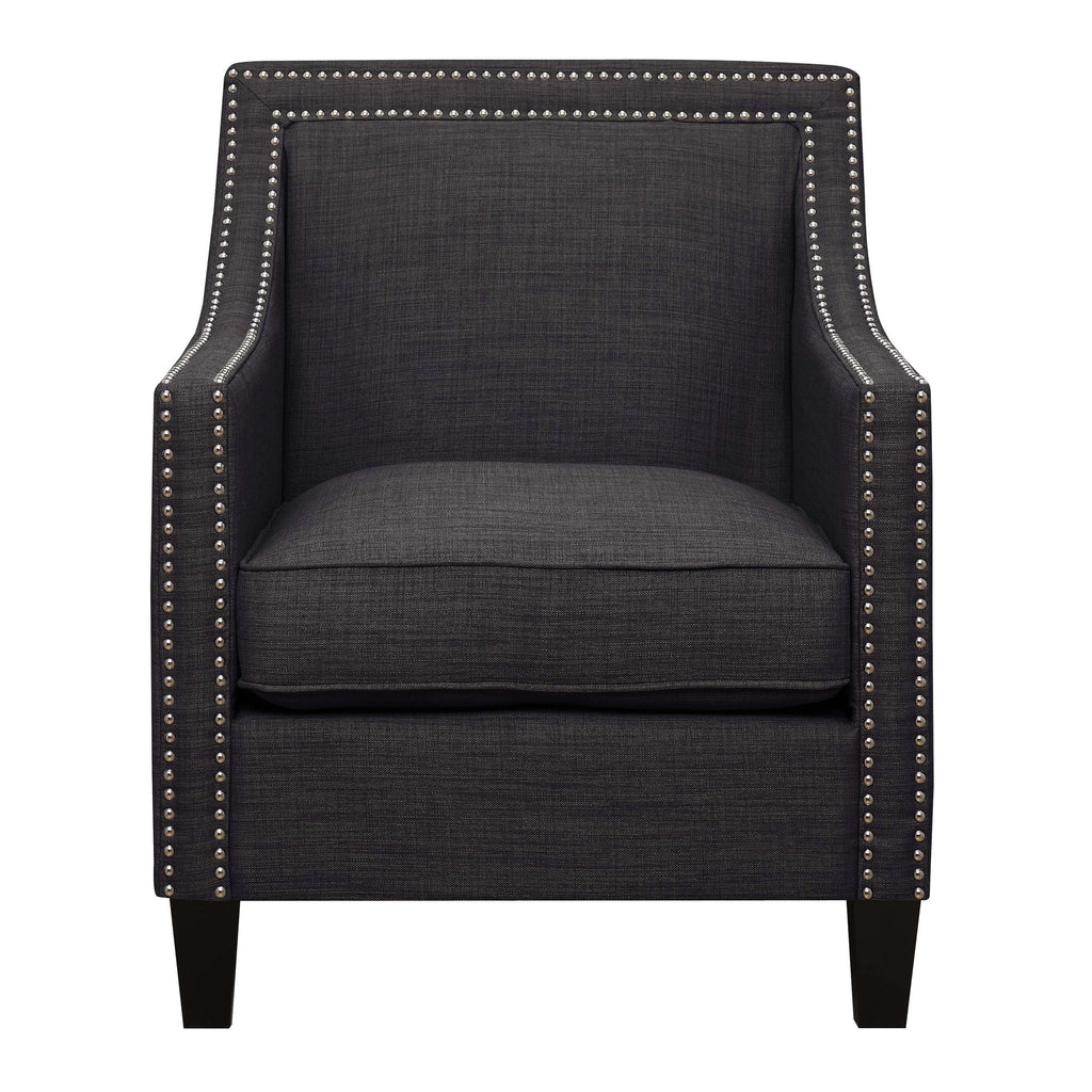 Erica-497-Chair-W/Chrome-Nails-Heirloom-Charcoal