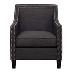 Erica-497-Chair-W/Chrome-Nails-Heirloom-Charcoal
