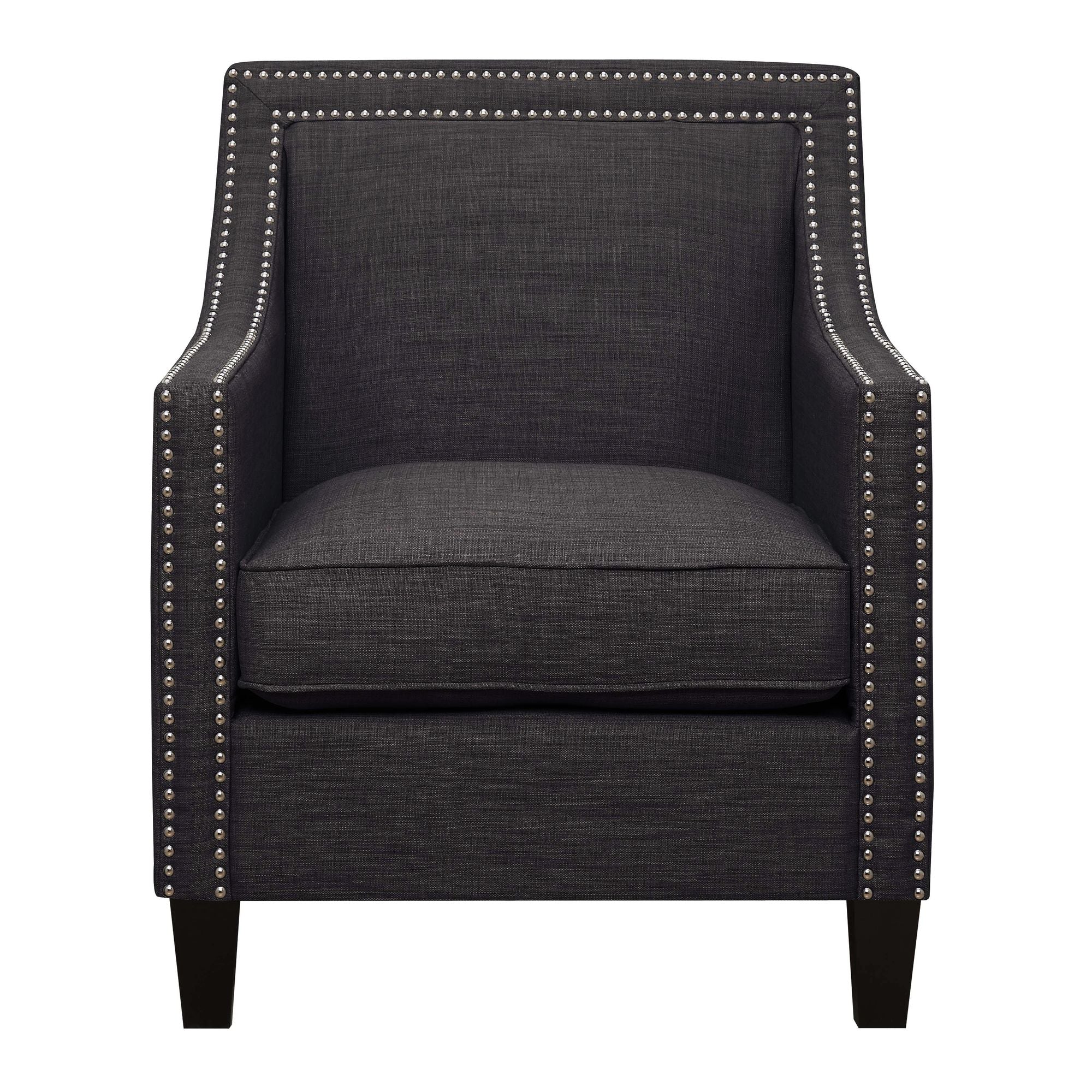 Erica-497-Chair-W/Chrome-Nails-Heirloom-Charcoal