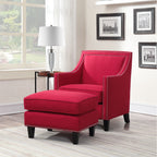 Erica-497-Chair-W/Chrome-Nails-Heirloom-Berry-(ISTA-3)