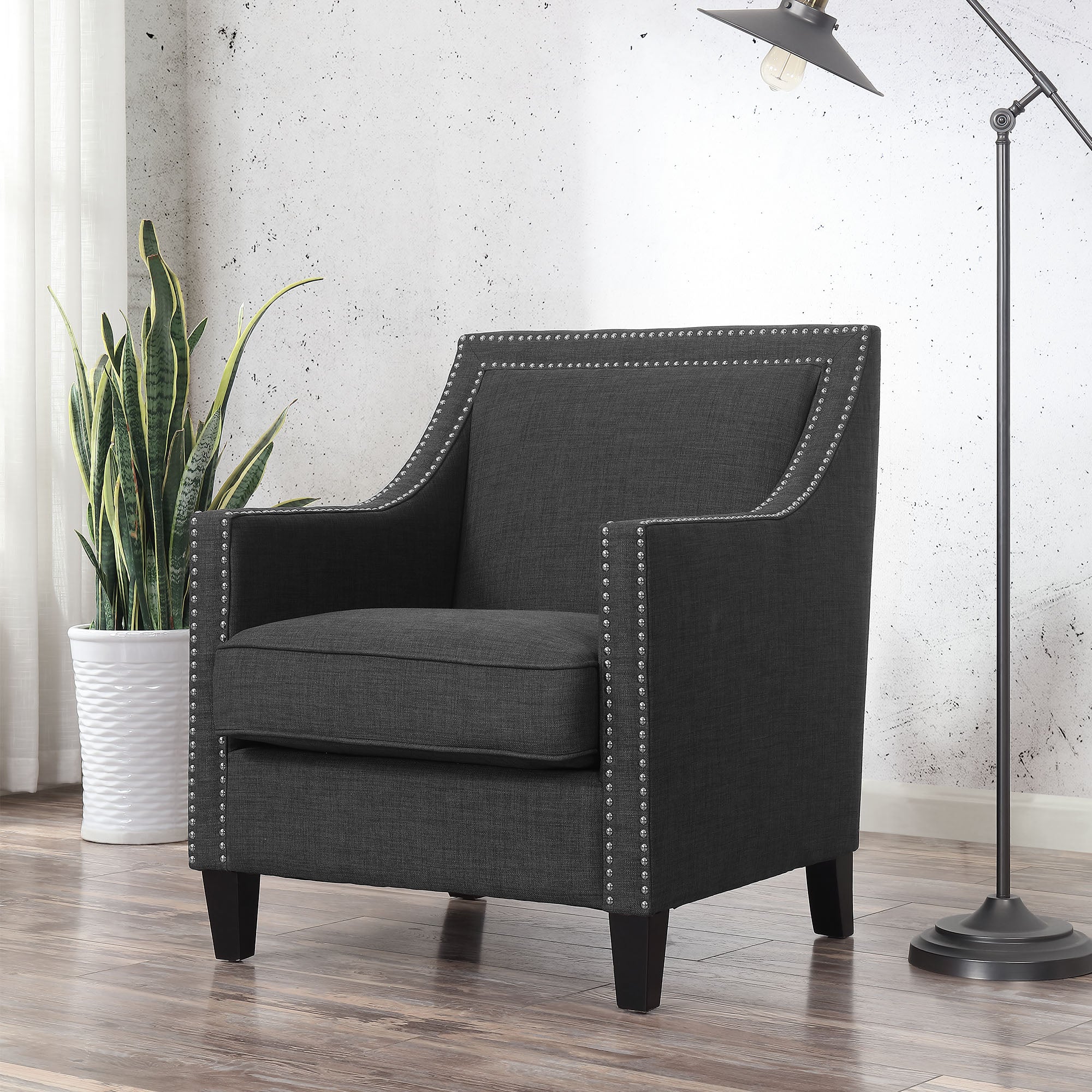 Erica-497-Chair-W/Chrome-Nails-Heirloom-Charcoal-(ISTA-3)