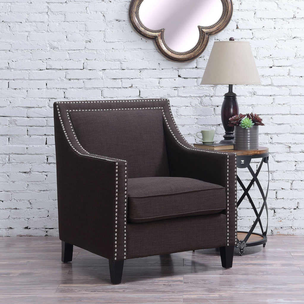 Erica-497-Chair-W/Chrome-Nails-Heirloom-Chocolate-(ISTA-3)
