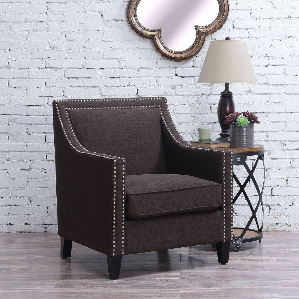 Erica-497-Chair-W/Chrome-Nails-Heirloom-Charcoal