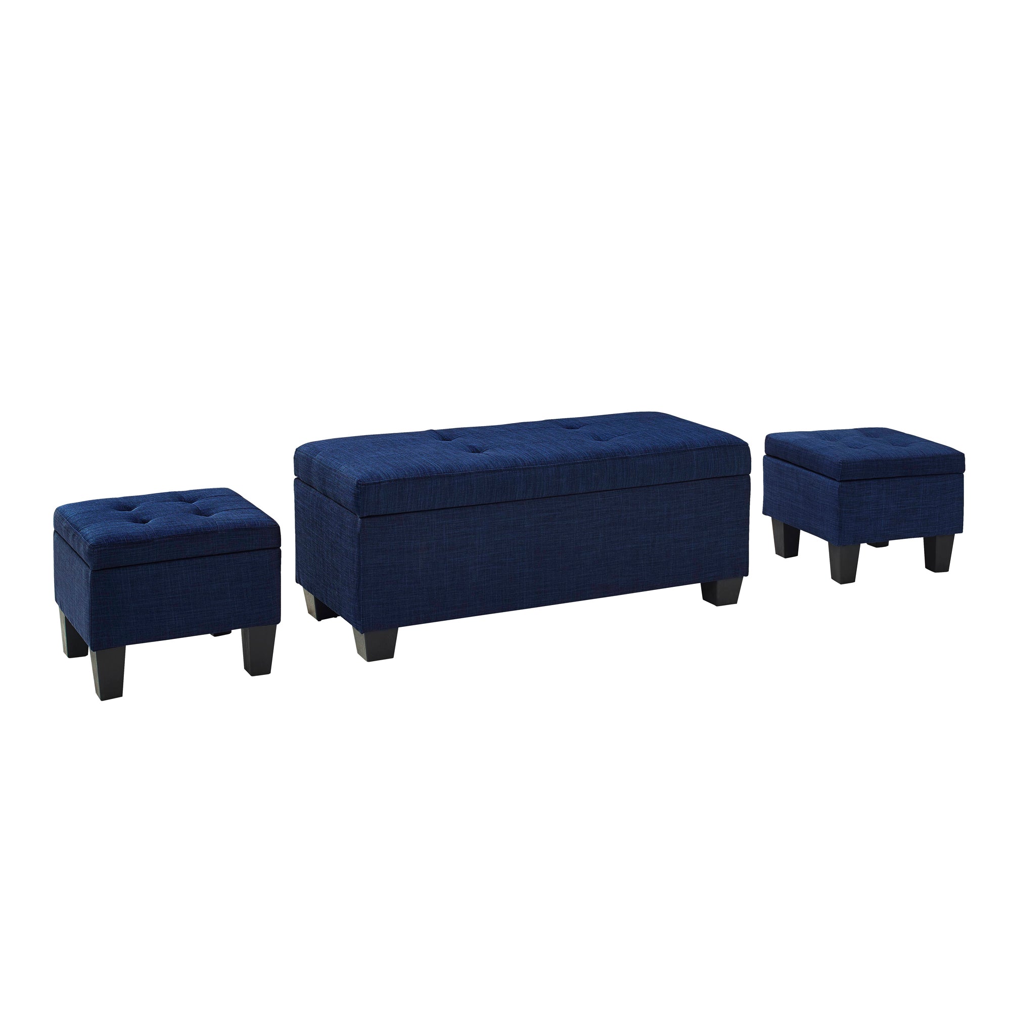 Ethan-3Pk-Storage-Bench-with-2-Ottoman-in-Heirloom-Blue-(ISTA3A)