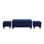 Ethan-3Pk-Storage-Bench-with-2-Ottoman-in-Heirloom-Blue-(ISTA3A)