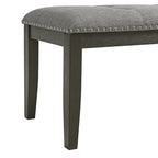 Everdeen-6PC-Dining-Set-in-Charcoal-Table,-Four-Chairs-&-Bench