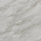 Everdeen Dining Table with White Faux Marble Top in Charcoal
