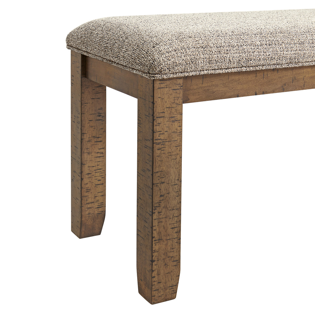Everett-6PC-Dining-Set-(Table-+-4-Chairs-+-Bench)-in-Brown-Acacia