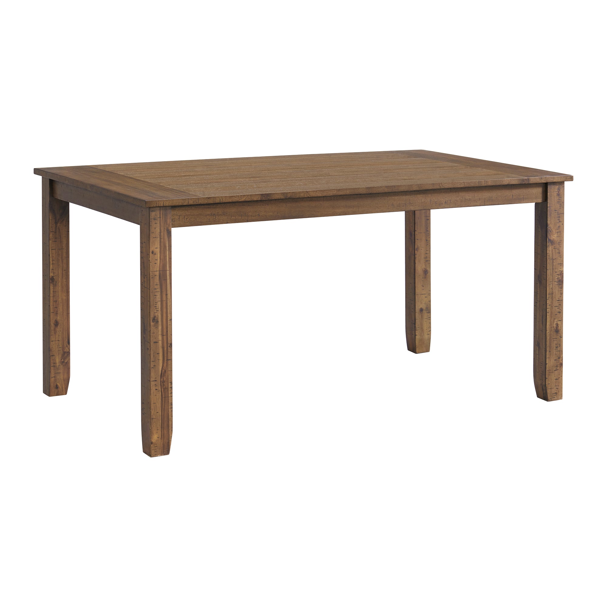 Everett-6PC-Dining-Set-(Table-+-4-Chairs-+-Bench)-in-Brown-Acacia