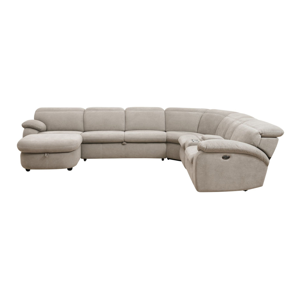 Excelsior-RHF-Power-Motion-Loveseat-with-Console-and-Ratchet-Headrest-in-Flex-Dove