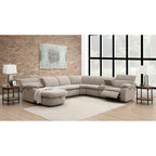 Excelsior-RHF-Power-Motion-Loveseat-with-Console-and-Ratchet-Headrest-in-Flex-Dove