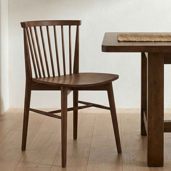 Marley Dining Chair Walnut-Set of Two