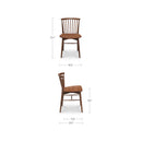 Marley Dining Chair Walnut-Set of Two