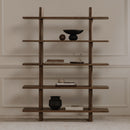 Casey Bookcase Large Dark Brown