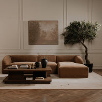 Casey Large Coffee Table Dark Brown