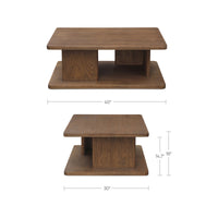 Casey Small Coffee Table Dark Brown