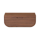Hettie Floating Nightstand Dark Brown