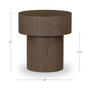 Corey Side Table Dark Brown