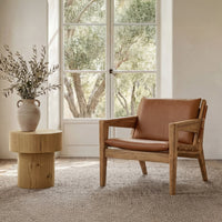 Corey Side Table Rustic Oak
