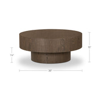 Corey Coffee Table Dark Brown